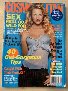 2004 DECEMBER COSMOPOLITAN MAGAZINE - SHARON VAN DER KNAPP - FRONT COVER- ExcCnd - Imagen 1 de 3