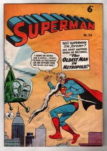 Cómics australianos de Superman 114 DC años 50 Reino Unido - Imagen 1 de 2