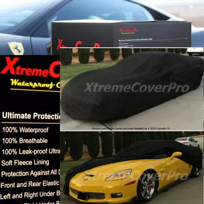 Cubierta de auto personalizada 2005 2006 2007 2008 2009 Chevy Corvette C6 negra Foto 1 de 2