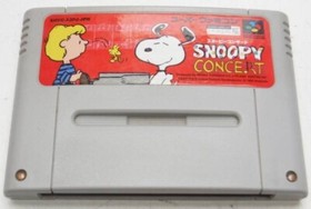 SNOOPY CONCERT  SNES SFC Nintendo Super Famicom Japanese Version