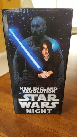 NEW ENGLAND REVOLUTION STAR WARS NIGHT BOBBLEHEAD *NEW IN BOX* Cover