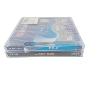 Verbatim BD-R + TDK CD-R Gold | Brand New Sealed - Picture 1 of 4