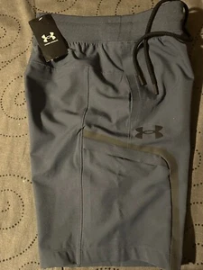 UNDER ARMOUR ELITE SPORTSTYLE CARGO #044 DOWNPOUR GRAY SHORTS SIZE S MEN $90.00 - Picture 1 of 4