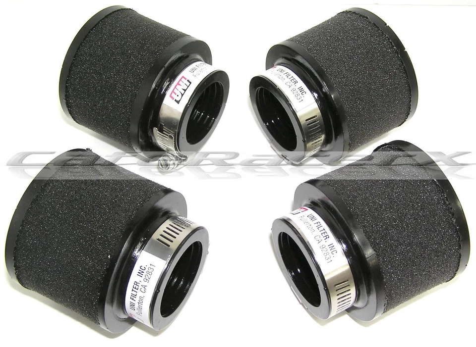 Filtro de aire de espuma de alto flujo UNI PK-4 1-1/4 31-35mm juego de 4 aptos para Honda CB350 CB400 Foto 1 de 4