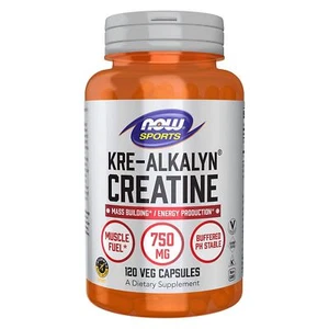 NOW FOODS Kre-Alkalyn Creatina 120 Cápsulas Vegetales - Imagen 1 de 10
