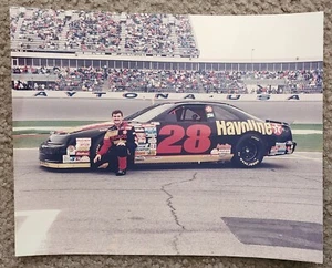 Davey Allison #28 Texaco Havoline Ford en Daytona 8x10 foto brillante #1 - Imagen 1 de 2