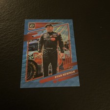 2022 DONRUSS NASCAR RACING OPTIC CAROLINA BLUE WAVE PRIZM #12 RYAN NEWMAN