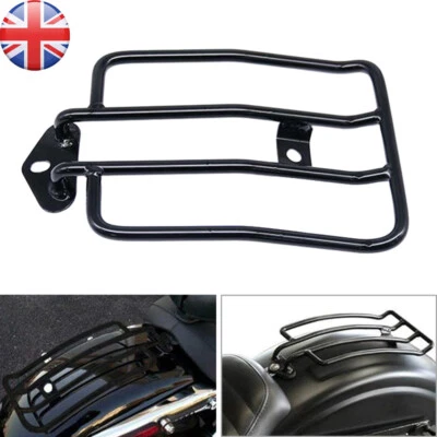 Universal Solo Motorcycle Luggage Rack For Harley-Davidson Sportster Custom New - Image 1 of 4