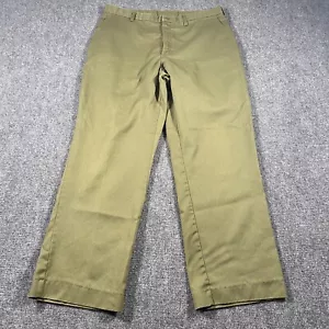 Vintage 80s BSA Boy Scouts of America Faded Green Pants Mens 38x31 Union Made - Picture 1 of 11