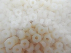 MIKROKUNSTSTOFF 0400832HNS NYLON KUNSTSTOFF SECHSKANTMUTTER #8-32 GEWINDE - MENGE 100 - Bild 1 von 1