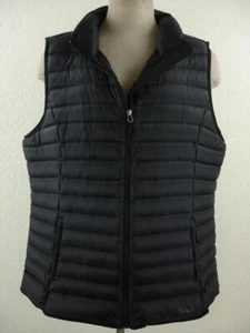 Men's sz XLT 2XLT Cabela's Black Down Puffer Vest Jacket Quilted Full-Zip Winter - Picture 1 of 17