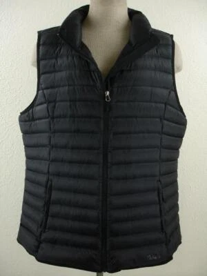 Men's sz XLT 2XLT Cabela's Black Down Puffer Vest Jacket Quilted Full-Zip Winter - Image 1 of 4