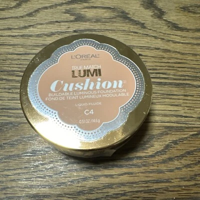 L'oreal True Match Lumi Cushion Buildable Foundation C4 SHELL BEIGE Cosmetics - Image 1 of 2