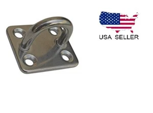 T316 Stainless Steel EYE PLATE - SQUARE - 5 MM / 3/16" - Bild 1 von 1