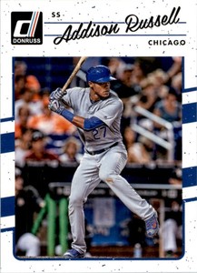 2017 Donruss #72 Addison Russell Chicago Cubs