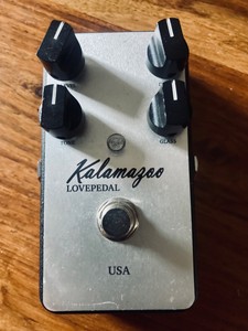 Lovepedal - Kalamazoo Silber/Chrom Boutique Overdrive Gitarren-Effektpedal