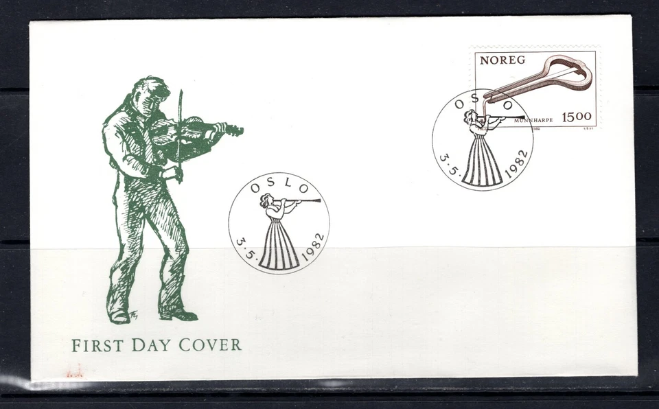 Norway 1982 music FDC - Image 1 of 1