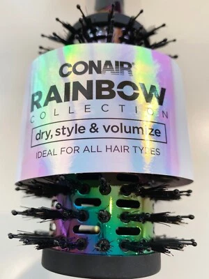Conair Rainbow Collection Large Round Brush New with Tags - Image 1 of 4