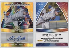 2022 Panini Elite Extra Edition Hidden Gems Gold /10 Owen Kellington #HG-OK Auto