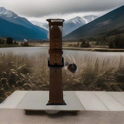 Correas de cuero genuino compatibles para correas de reloj Apple 42 mm 44 mm 45 mm hombres mujeres... Foto 1 de 3