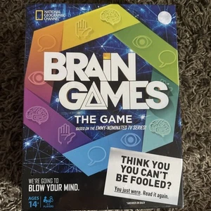 National Geographic Brain Games Board Game 192 Challenge Cards Ages 14+ - Picture 1 of 3