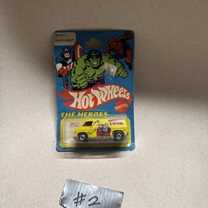 Hot Wheels The Heroes Thor Super Van Yellow Vintage Blackwall 1977 In Protector - Picture 1 of 24