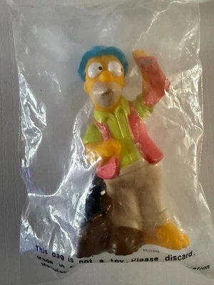 Burger King Kids еда игрушка 1990 Simpsons кемпинг Гомер игрушка новый запечатанный - Изображение 1 из 2