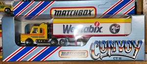 Matchbox CY-16 Convoy 1983 Diecast Truck Weetabix Unpunched NIB 31807 - Picture 1 of 3