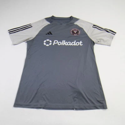 Camiseta de práctica Adidas Inter Miami CF - fútbol gris para hombre usada Foto 1 de 4
