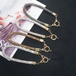 Bling Bling Diamond Crystal Anti-lost Rope Hanging Cord Phone Accessories - Photo 1 sur 19