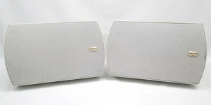 PAIR of Klipsch AW-650 All Weather White Outdoor Speakers - Tested Working - Picture 1 of 3