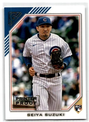 2022 Topps Gallery #137 Seiya Suzuki Printer Proof Chicago Cubs - Image 1 of 2