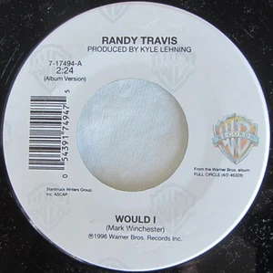Randy Travis, Would I, (7"), NM or M-, 3584304453 - Picture 1 of 3