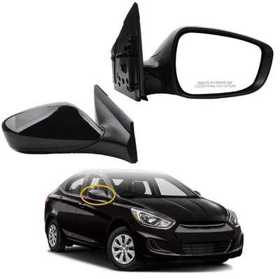Espejo retrovisor derecho Dasbecan compatible con Hyundai Accent 2012-2017 Foto 1 de 4