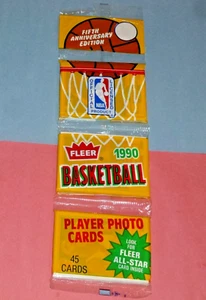 1990-91 Fleer Basketball Rack Pack 45 Karten David Robinson AS Show + Mullin - Bild 1 von 3