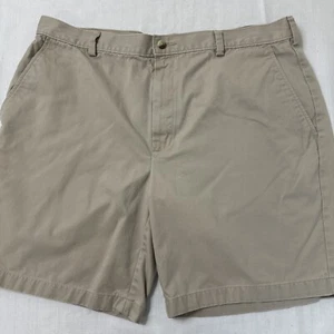 Pantalones Cortos Chinos Jos A Bank Para Hombres 38 Caqui Se Mantiene Frescos 8 1/2" Entrepierna Sarga - Imagen 1 de 11