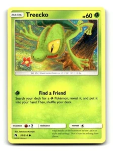 Pokemon S&M Lost Thunder Treecko 20/214 LP - Picture 1 of 4