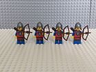 Lego Lion Knights Bow & Arrow Minifigures Moc Battle Pack