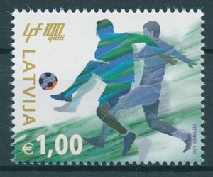 Latvia 2021 MNH Sports Stamps Latvian Football Federation 100 Yrs Soccer 1v Set - Picture 1 of 1