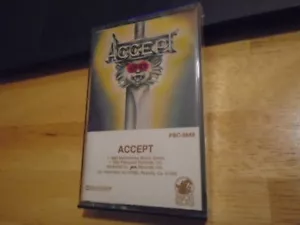 SEALED RARE OOP Accept CASSETTE TAPE metal I'm a Rebel 1980 U.D.O. birth control - Picture 1 of 2