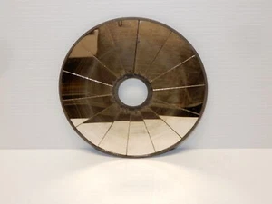 ANTIQUE MIRRORED INDUSTRIAL LIGHT SHADE LIKE FRINK - Picture 1 of 3