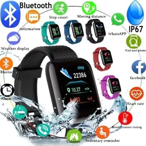 UK Sports Fitness Tracker Watch Heart Rate Blood Pressure Activity Monitor Step - Picture 1 of 17