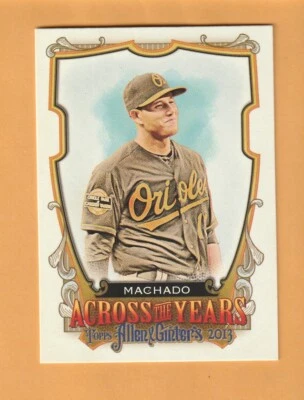 Manny Machado Baltimore Orioles 2013 Topps Allen and Ginter Across the Years 5L - Image 1 of 2