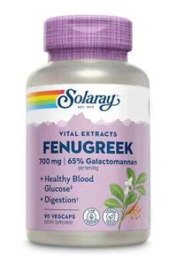 Solaray Fenugreek 700mg 90caps - Picture 1 of 2