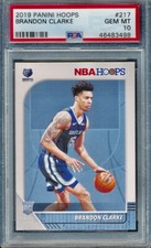 2019-20 Panini Nba Hoops Brandon Clarke Rookie Card Rc PSA 10 Gem Mint GRIZZLIES