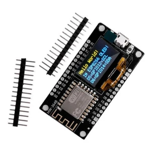 NodeMCU ESP8266 Board mit 0,96" OLED Display CH340 ESP-12F WiFi Micro USB - Bild 1 von 4