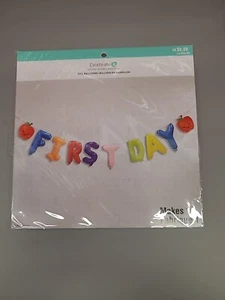 Celebrate It First Day of School Foil Balloons Banner Kit Apples NEW A88uhl - Picture 1 of 6