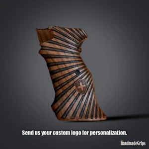 Customizable SIG P210-1/-2/-4/-5/-6/DK M49 Rhomlas Compatible KSD Walnut Grip - Picture 1 of 3