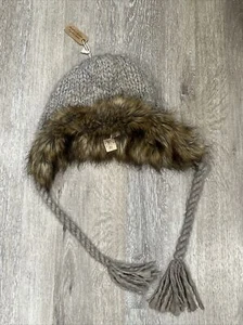American Eagle Outfitters Trapper Hat Faux Fur; Thick Knit; Fleece Lined. NWT - Picture 1 of 8