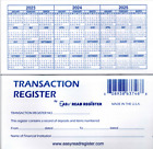 500 Checkbook Transaction Registers 2023-2024-2025 Calendars Easy Read Register